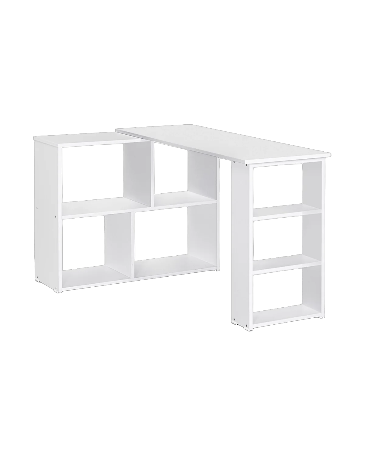 שולחן מחשב עם כוורת דו-צדדית - דגם שחר