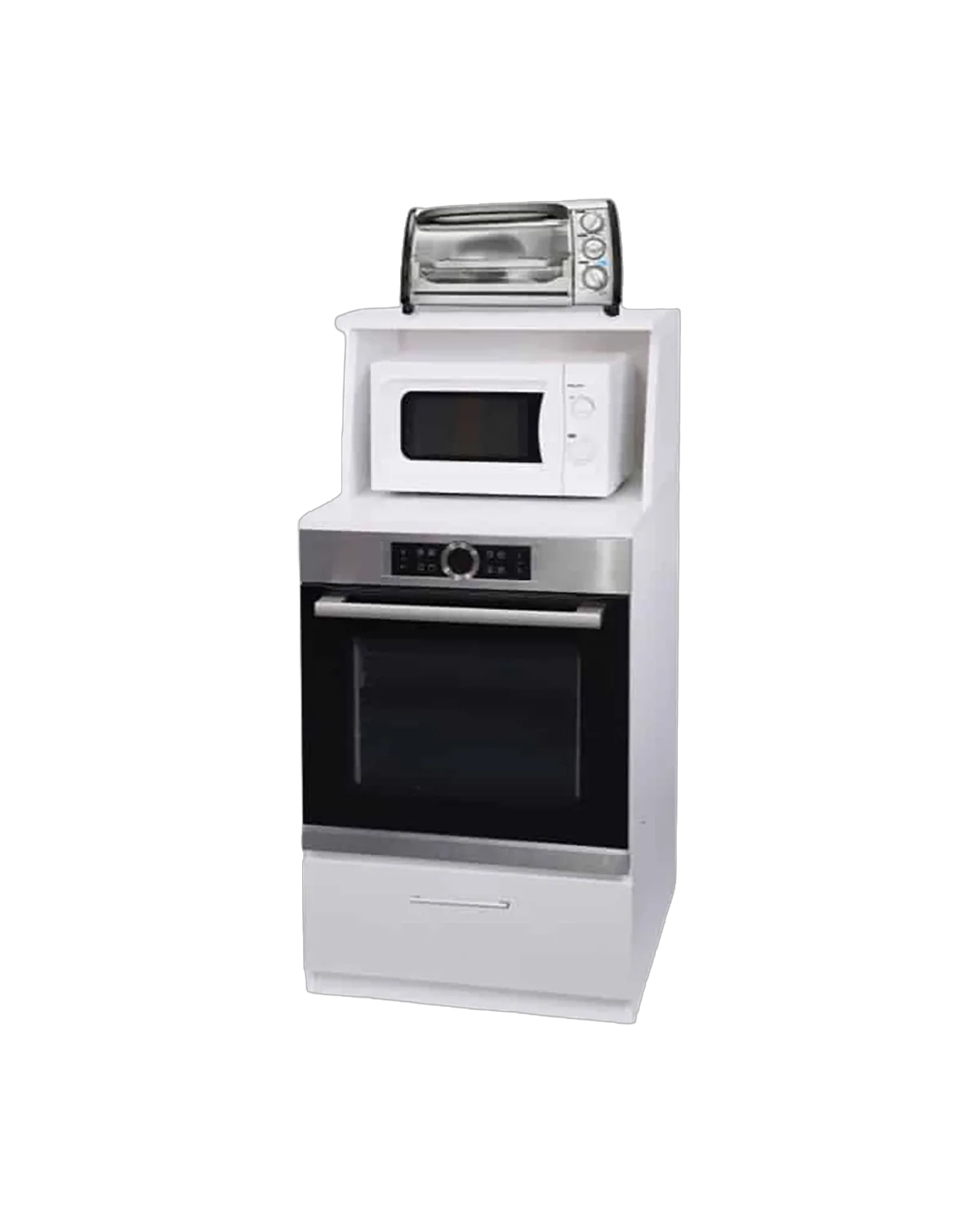 שידה משולבת תנור/מיקרו/טוסטר