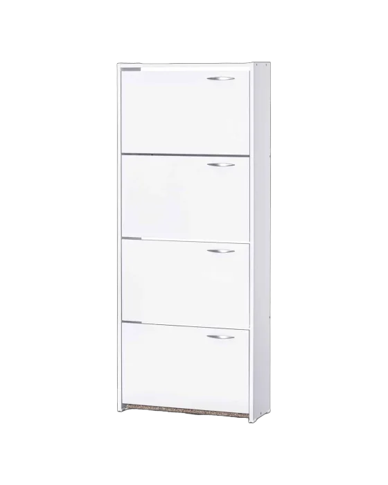 ארון נעליים רפי צבע לבן