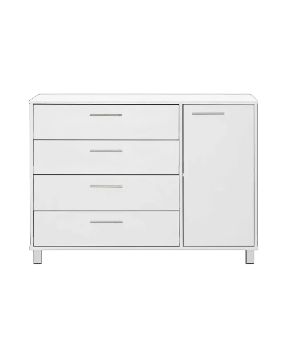 שידה שליו צבע לבן