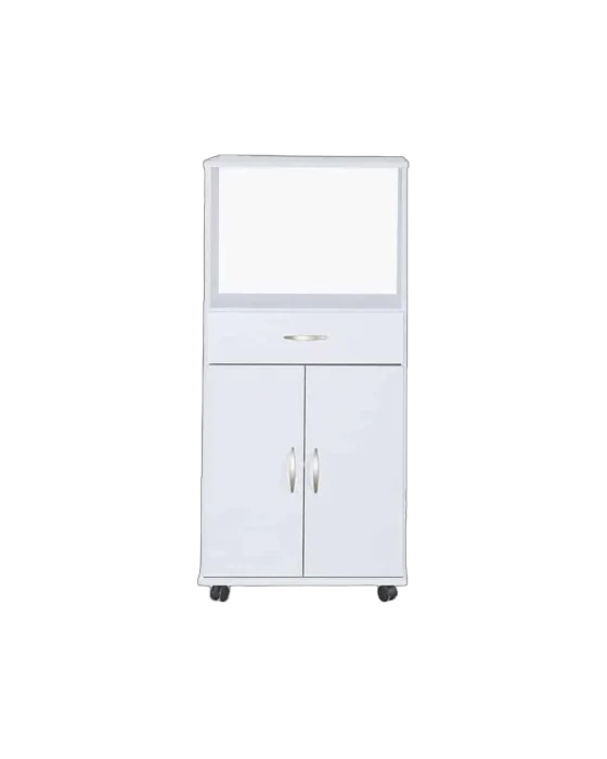 ארונית מיקרוגל קטנה צבע לבן - דגם אור