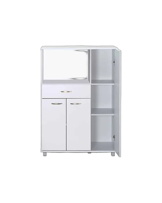 ארונית מיקרוגל צבע לבן - דגם גבע