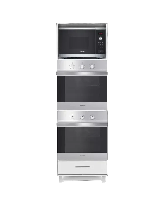 ארון בילט אין כפול ליאור צבע לבן