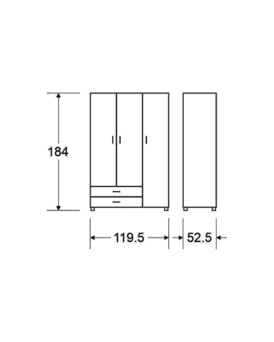 ארון דן צבע מייפל