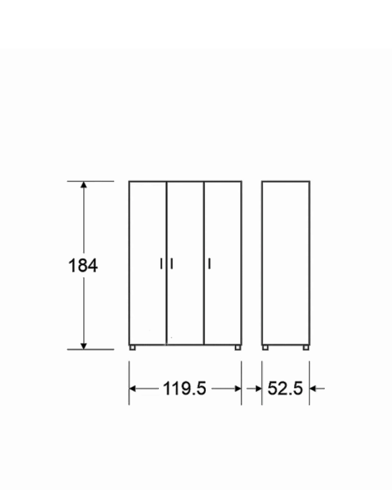 ארון ירדן צבע לבן
