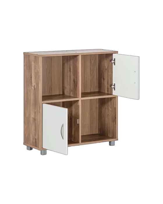 כוורת 4 תאים 2 דלתות בצבע שיטה - דגם מאיה