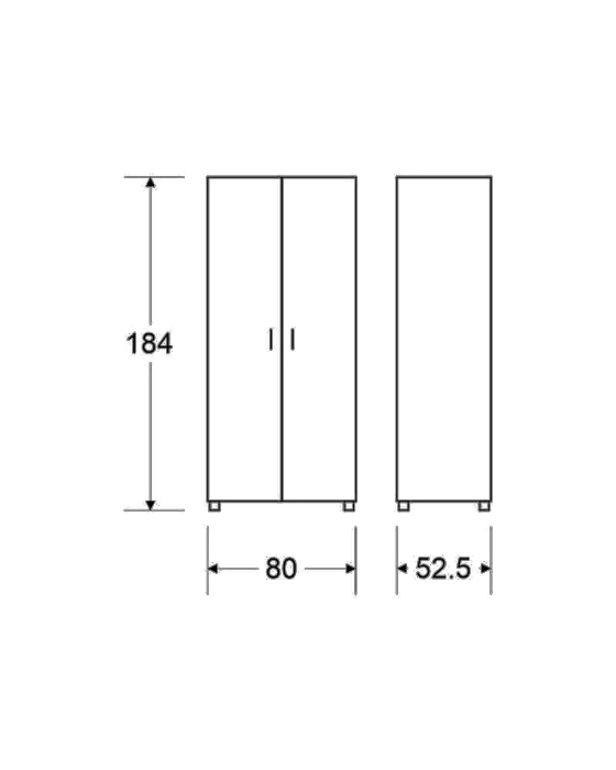 ארון סהר צבע מייפל