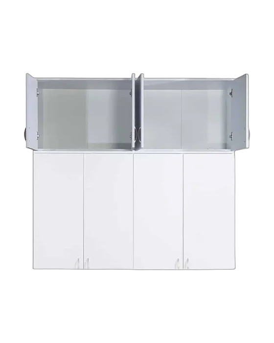 ארון עליון 4 דלתות צבע לבן