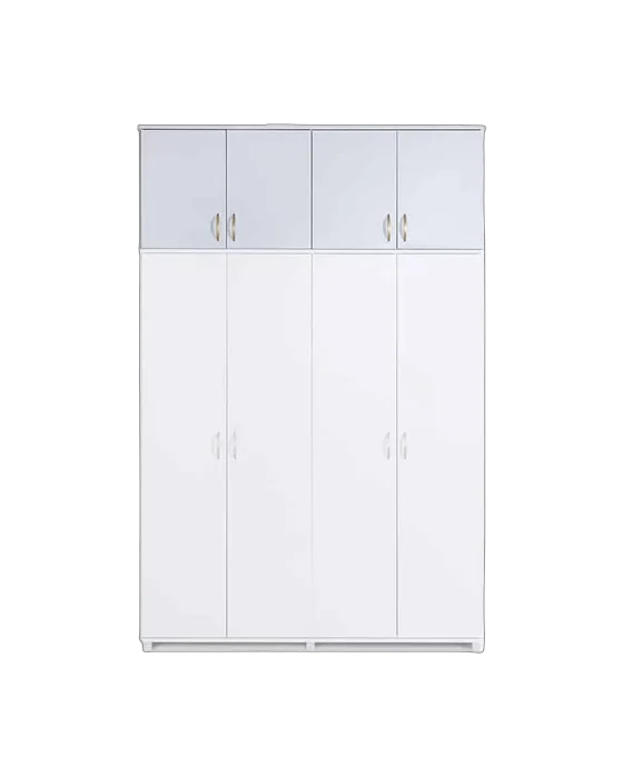 ארון עליון 4 דלתות צבע לבן