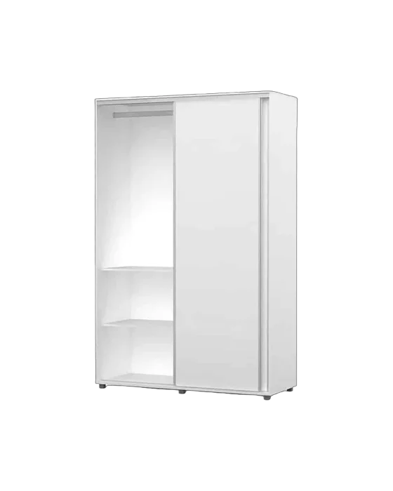 ארון הזזה דור צבע לבן