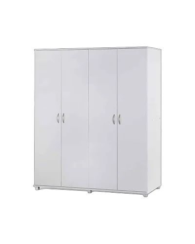 ארון 4 דלתות מדפים ותליה - דגם תמר