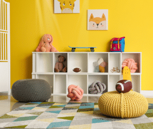 כוורת אחסון של רהיטי יראון בחדר ילדים